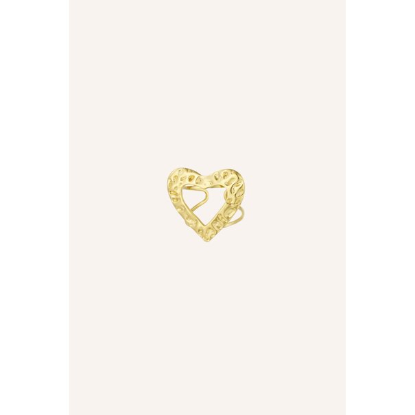 Ring open hart | Goud