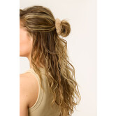Scrunchie fluffy klein | Beige