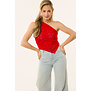 Roxy kanten top | Rood