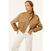 Josje korte trenchcoat | Camel