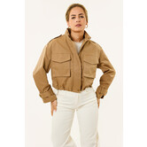 Josje korte trenchcoat | Camel