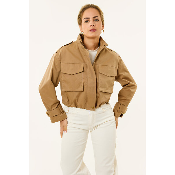 Josje korte trenchcoat | Camel
