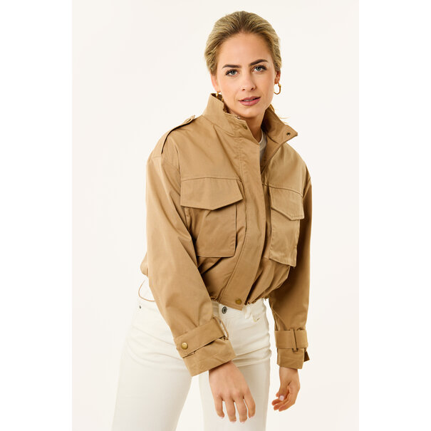 Josje korte trenchcoat | Camel