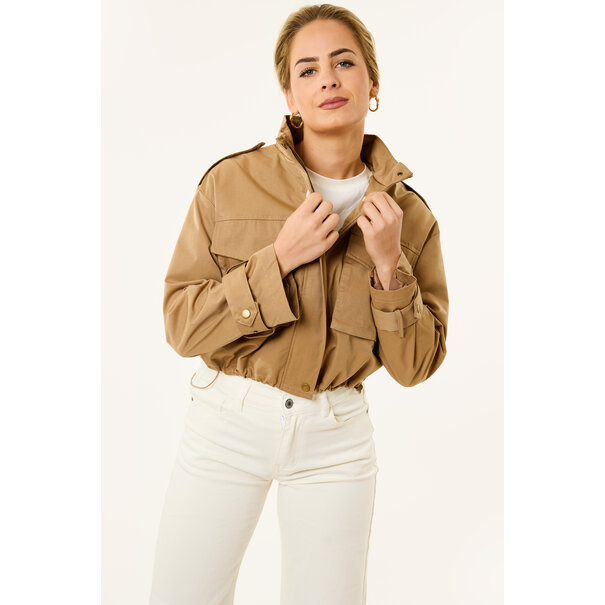 Josje korte trenchcoat | Camel