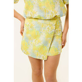 Lot gebloemde skort | Geel