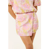 Lot gebloemde skort | Lila