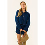Sabine denim blouse | Donkerblauw