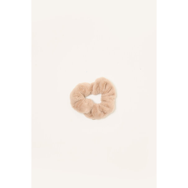 Scrunchie fluffy | Taupe