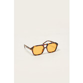 Statement aviator zonnebril | Bruin