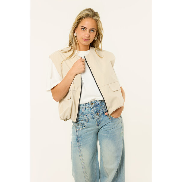 Dané bodywarmer | Beige