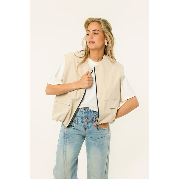 Dané bodywarmer | Beige
