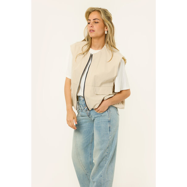 Dané bodywarmer | Beige