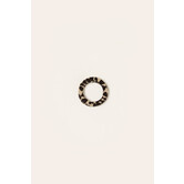 Haarelastiek leopard | Zwart