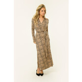 Leopard Traveldress | Camel