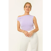 Puck one shoulder top | Lila