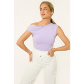 Puck one shoulder top | Lila