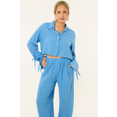 Iva linnen set | Blauw