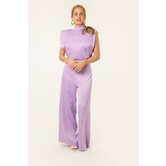 Bella Satijnen Jumpsuit | Lila