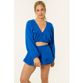 Bente Katoenen Set | Blauw
