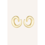 Oorbel swirl | Goud