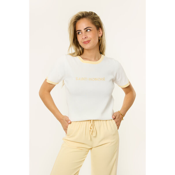 Sammy shirt | Wit/geel