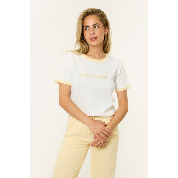 Sammy shirt | Wit/geel