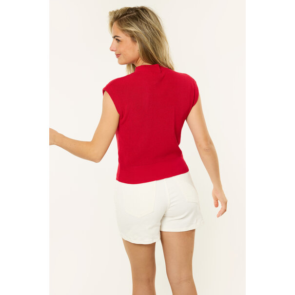 Ellie top | Rood