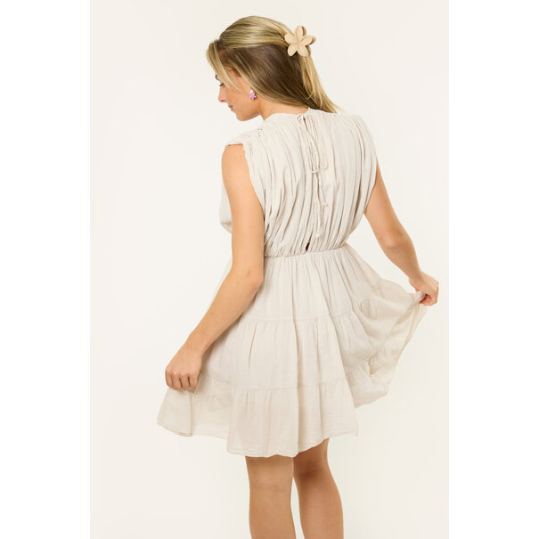 Florien boho jurkje | Beige