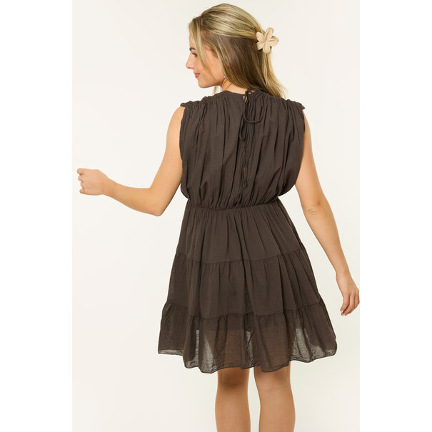 Florien boho jurkje | Bruin
