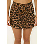Aniek leopard skort | Bruin