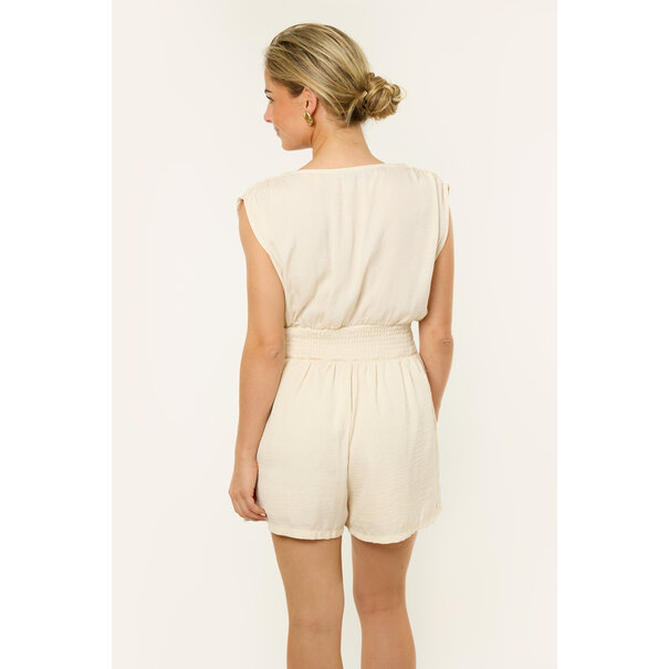 Amelie Playsuit | Creme