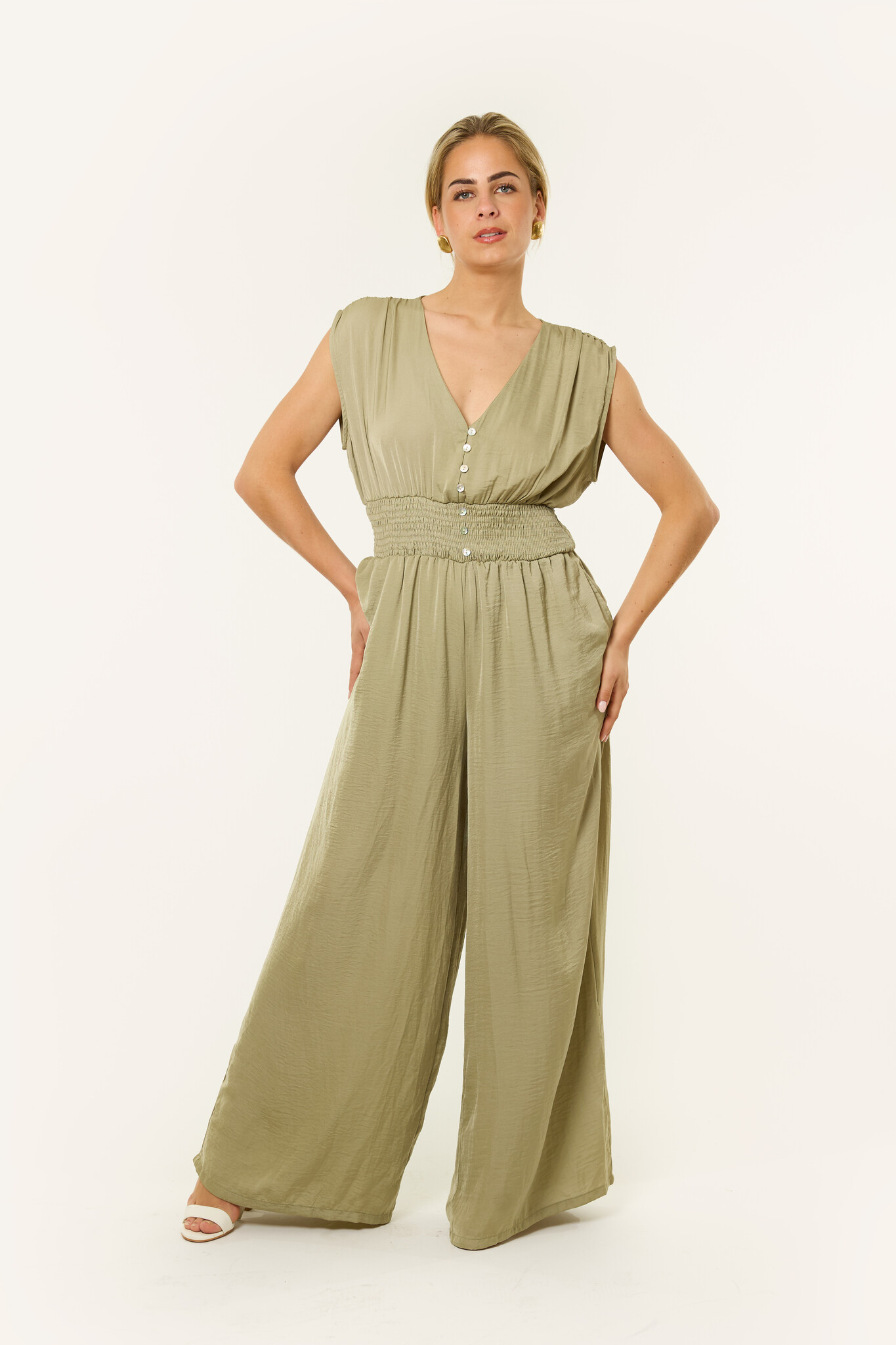 Amelie Jumpsuit | Khaki