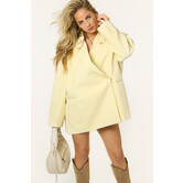Lynn oversized blazer | Geel
