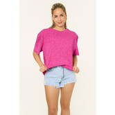 Mara Shirt Met Glitter Studs | Violet