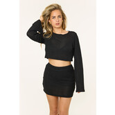 Mindy Top | Zwart