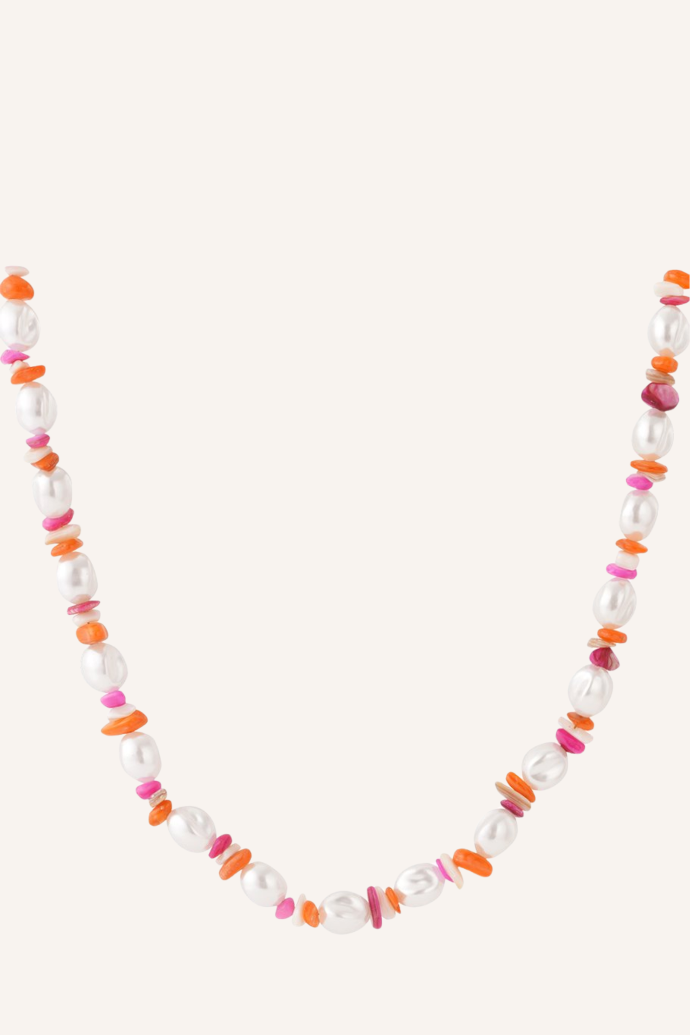 Ketting parels gekleurd