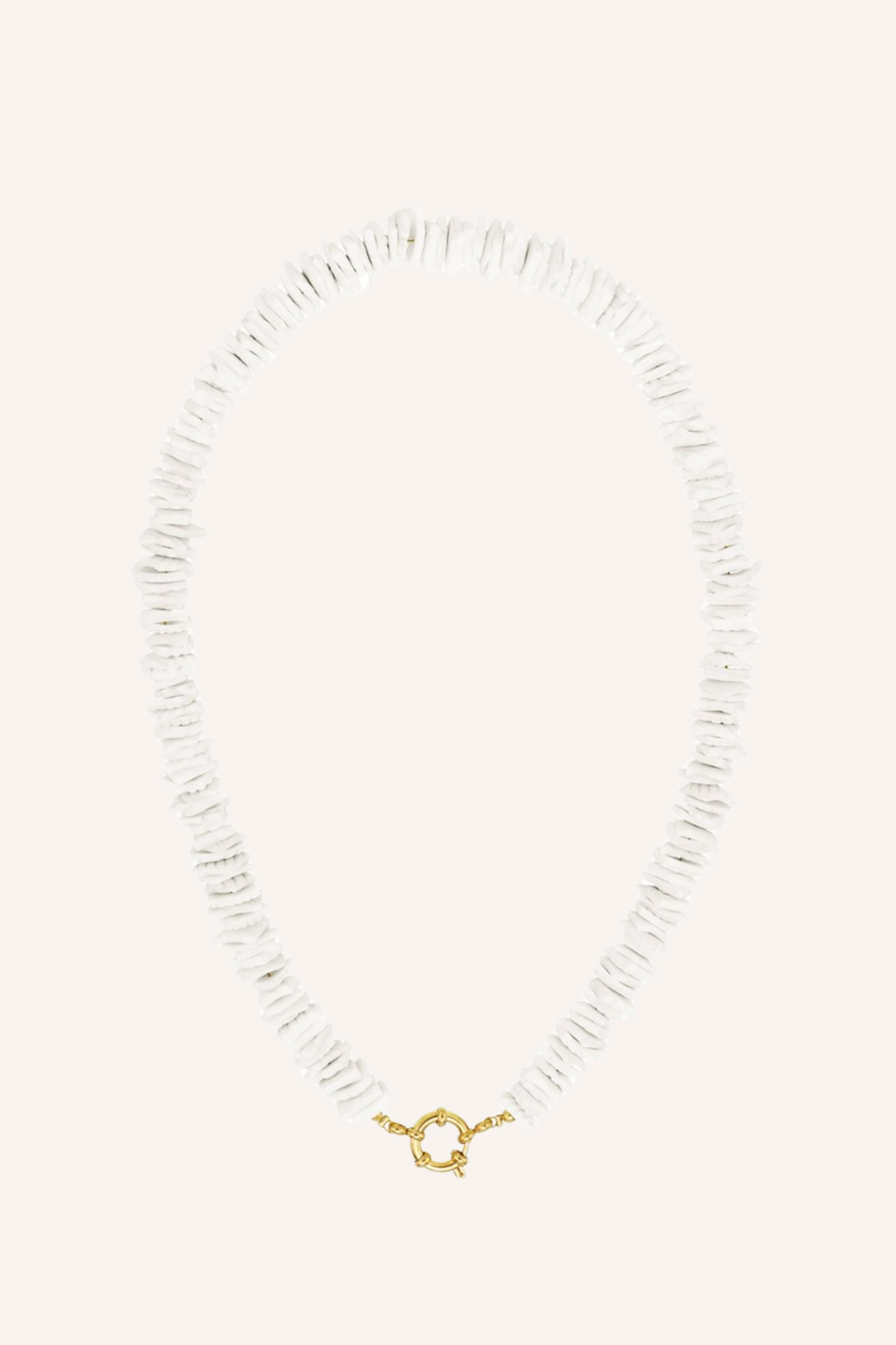 Schelpen ketting | Wit