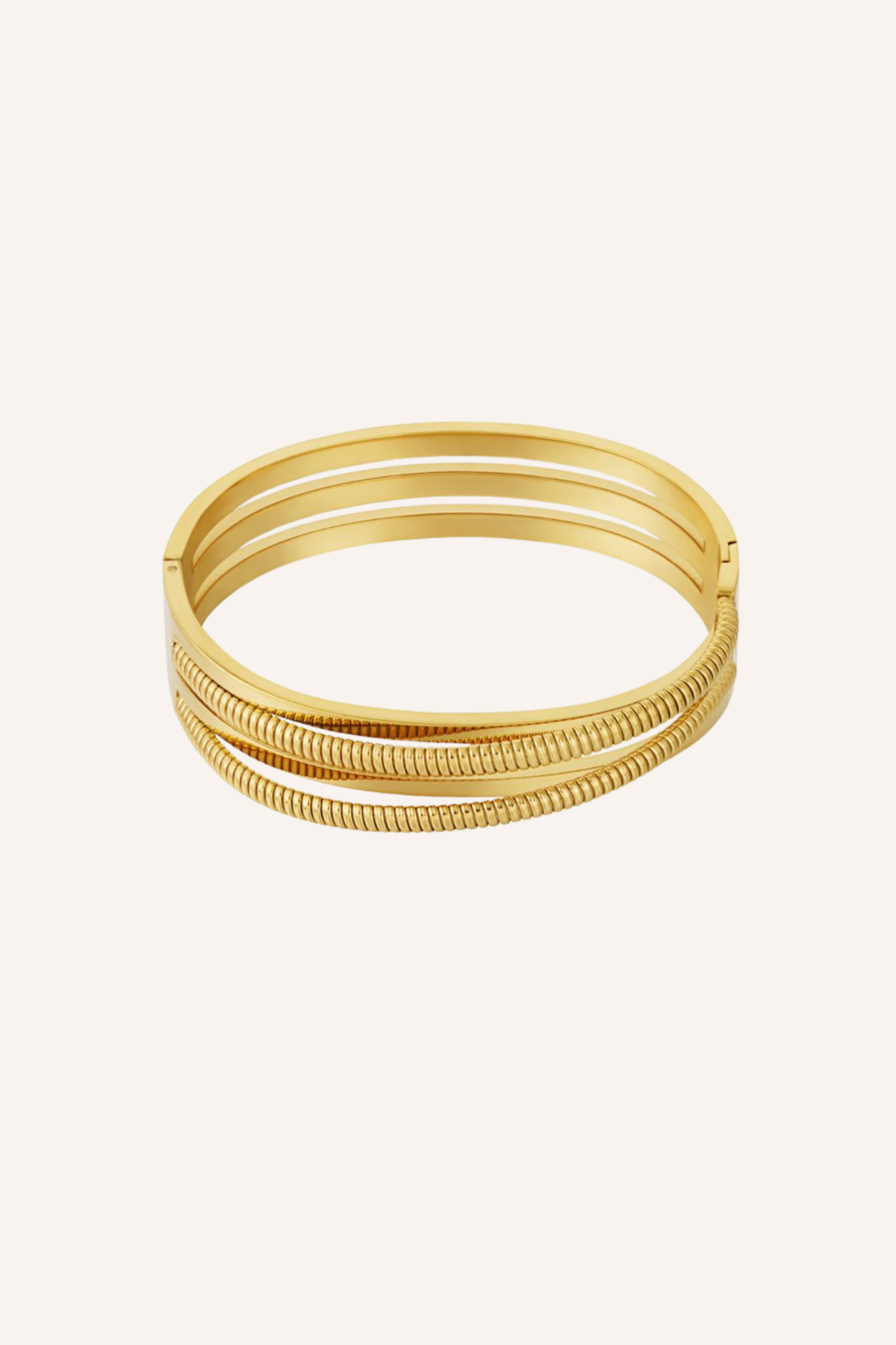 Statement bangle | Goud