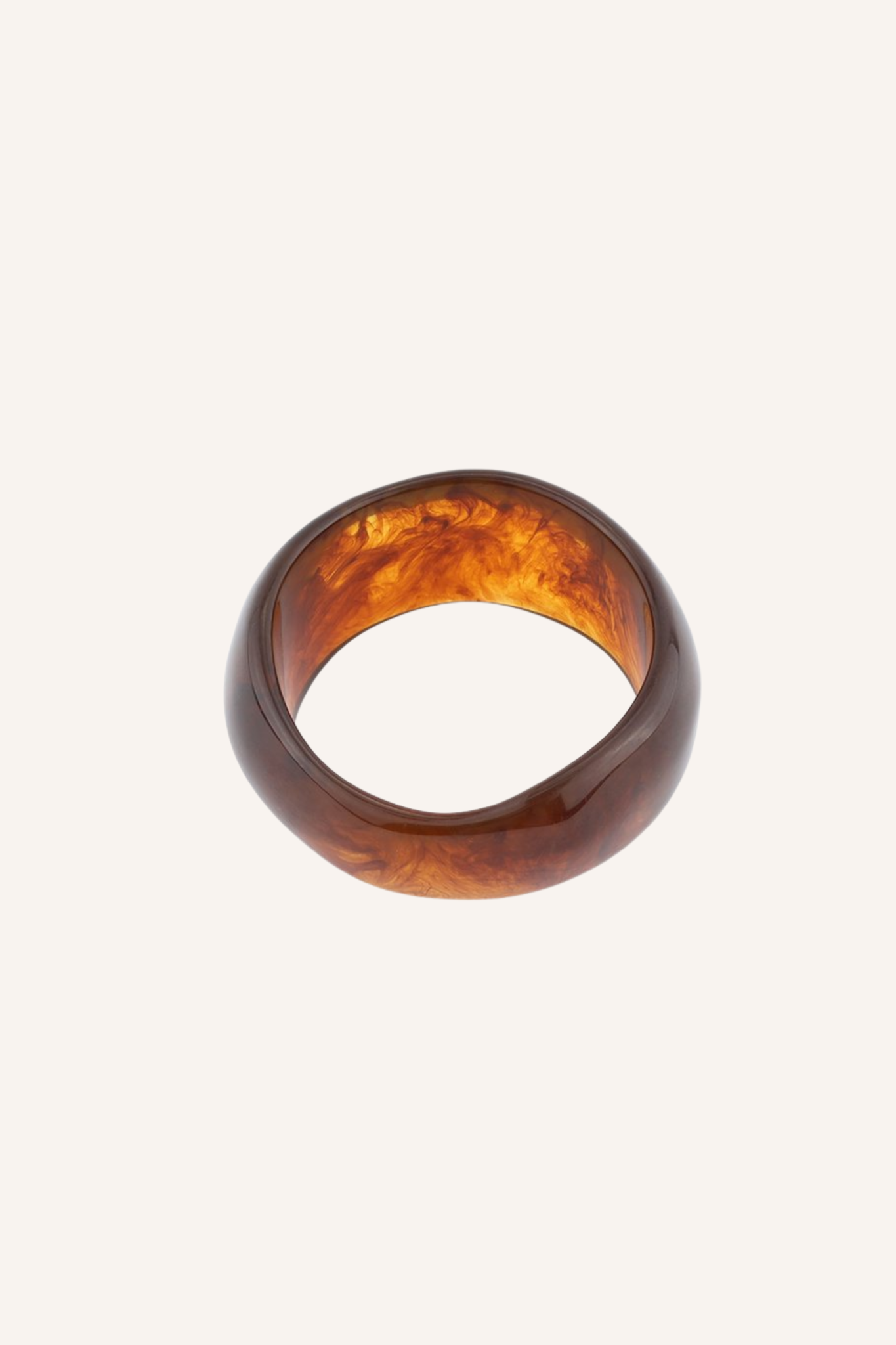 Bangle armband | Bruin