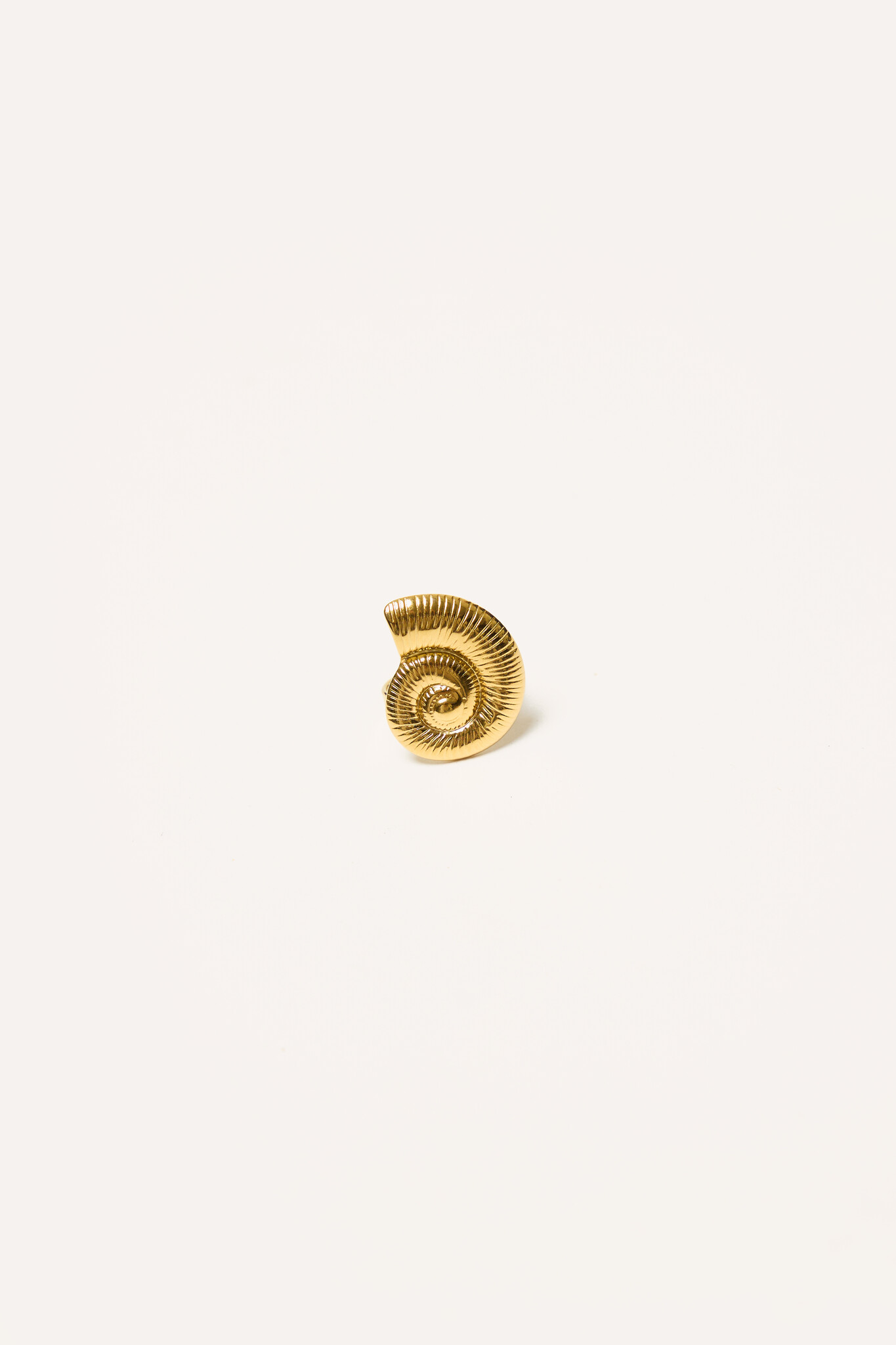 Ring schelp | Goud