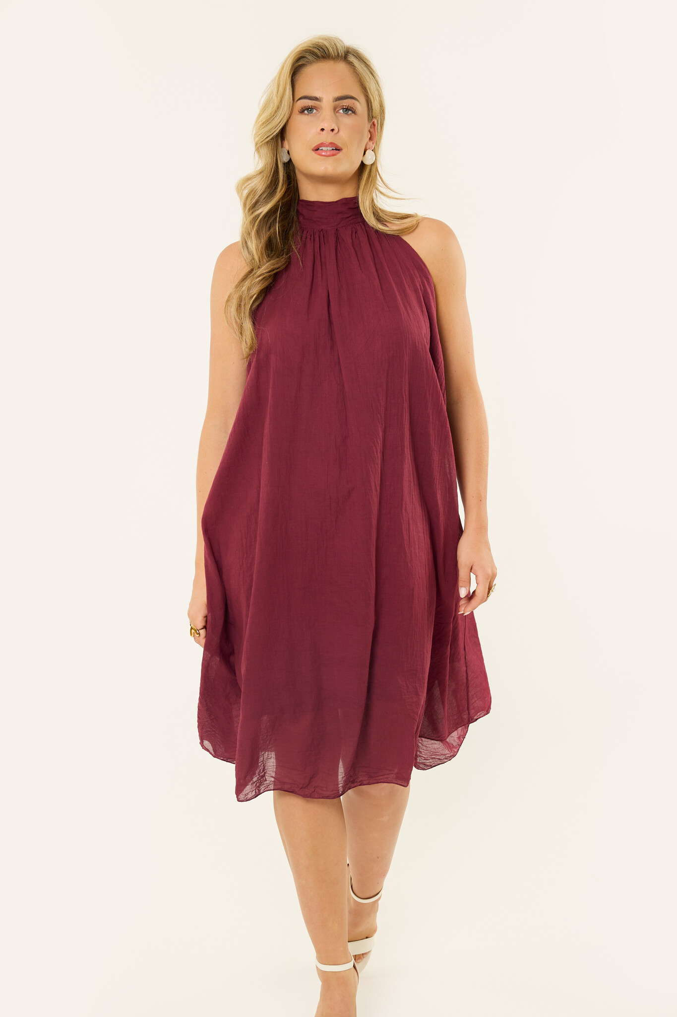 Tara boho jurkje | Cherry red