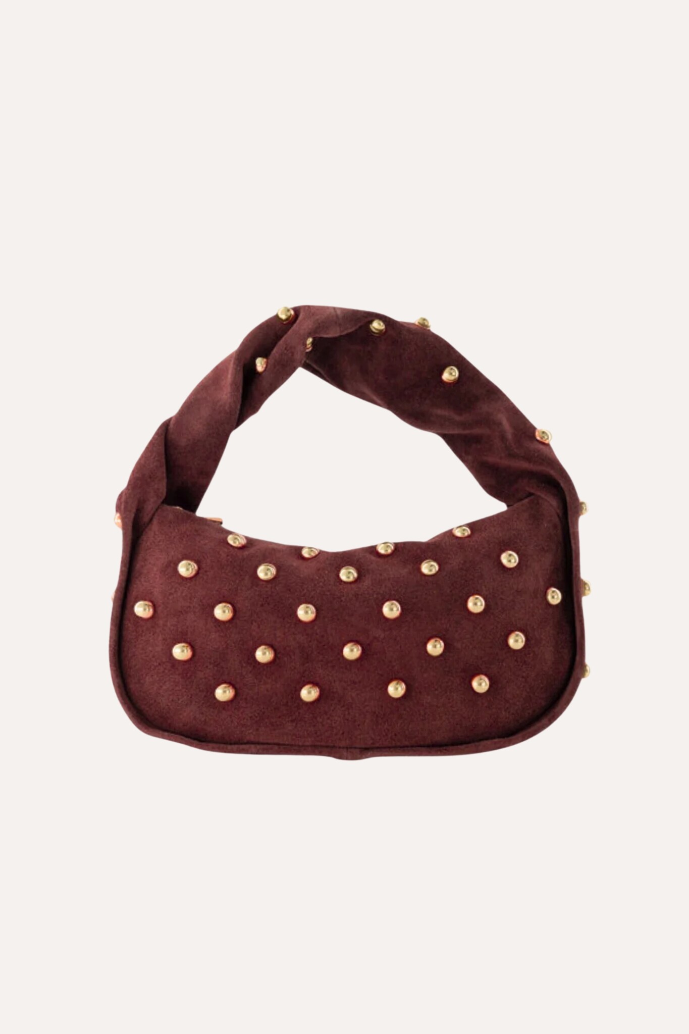 Macy tas met studs | Cherry red