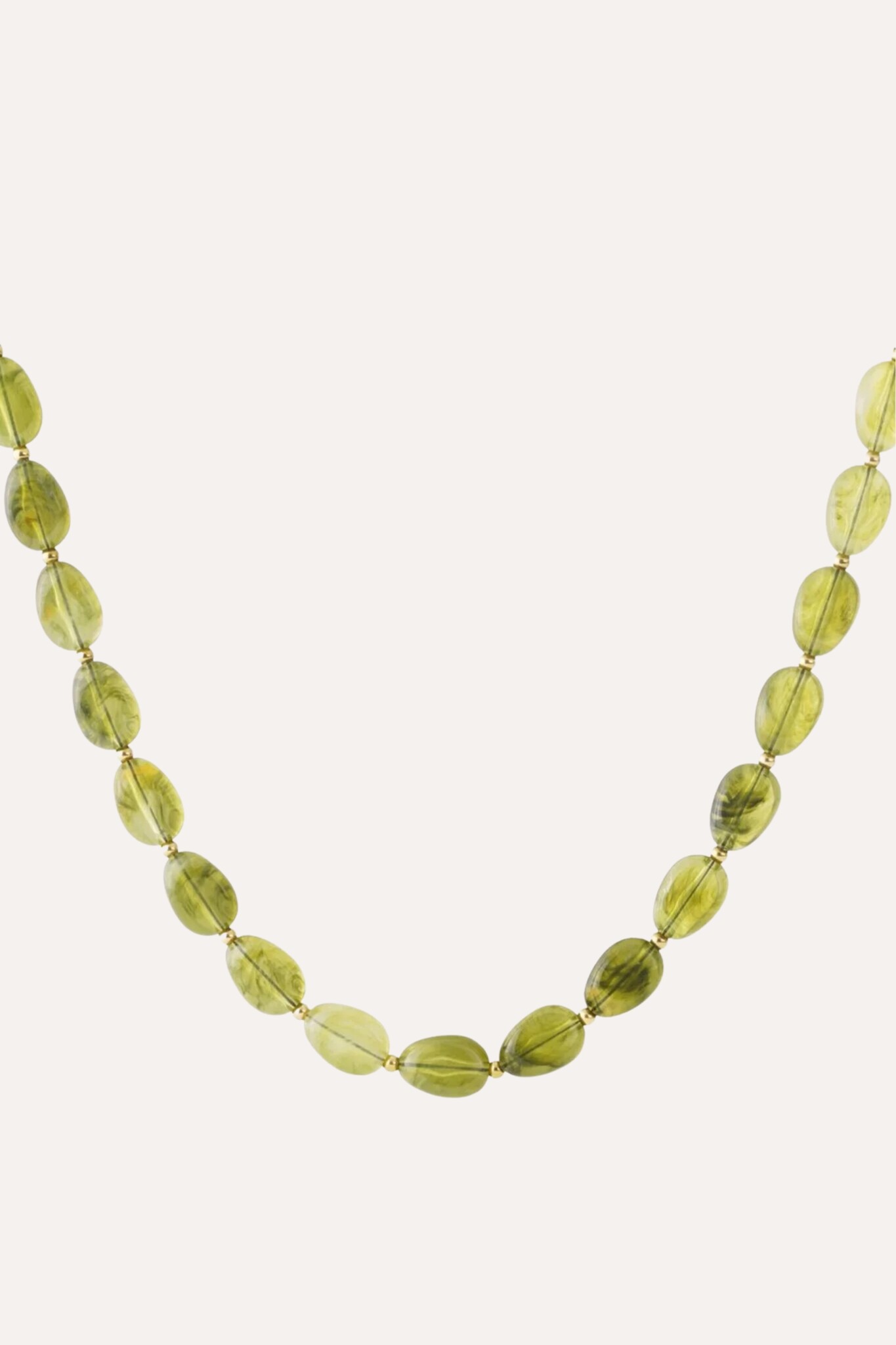 Kralenketting steen groot | Groen