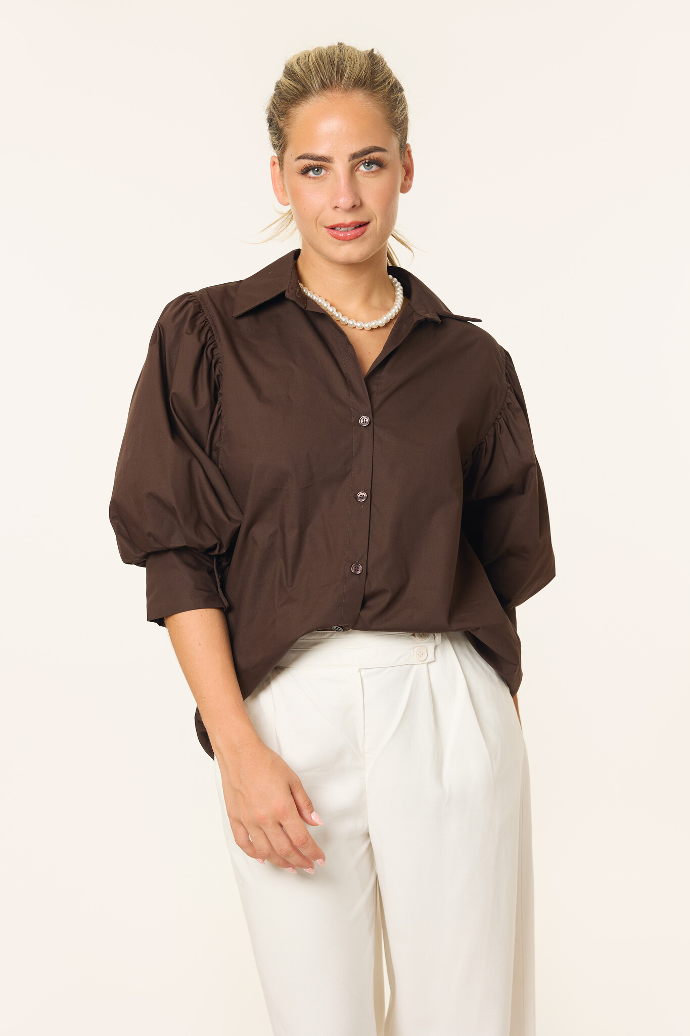 Janne blouse | Bruin