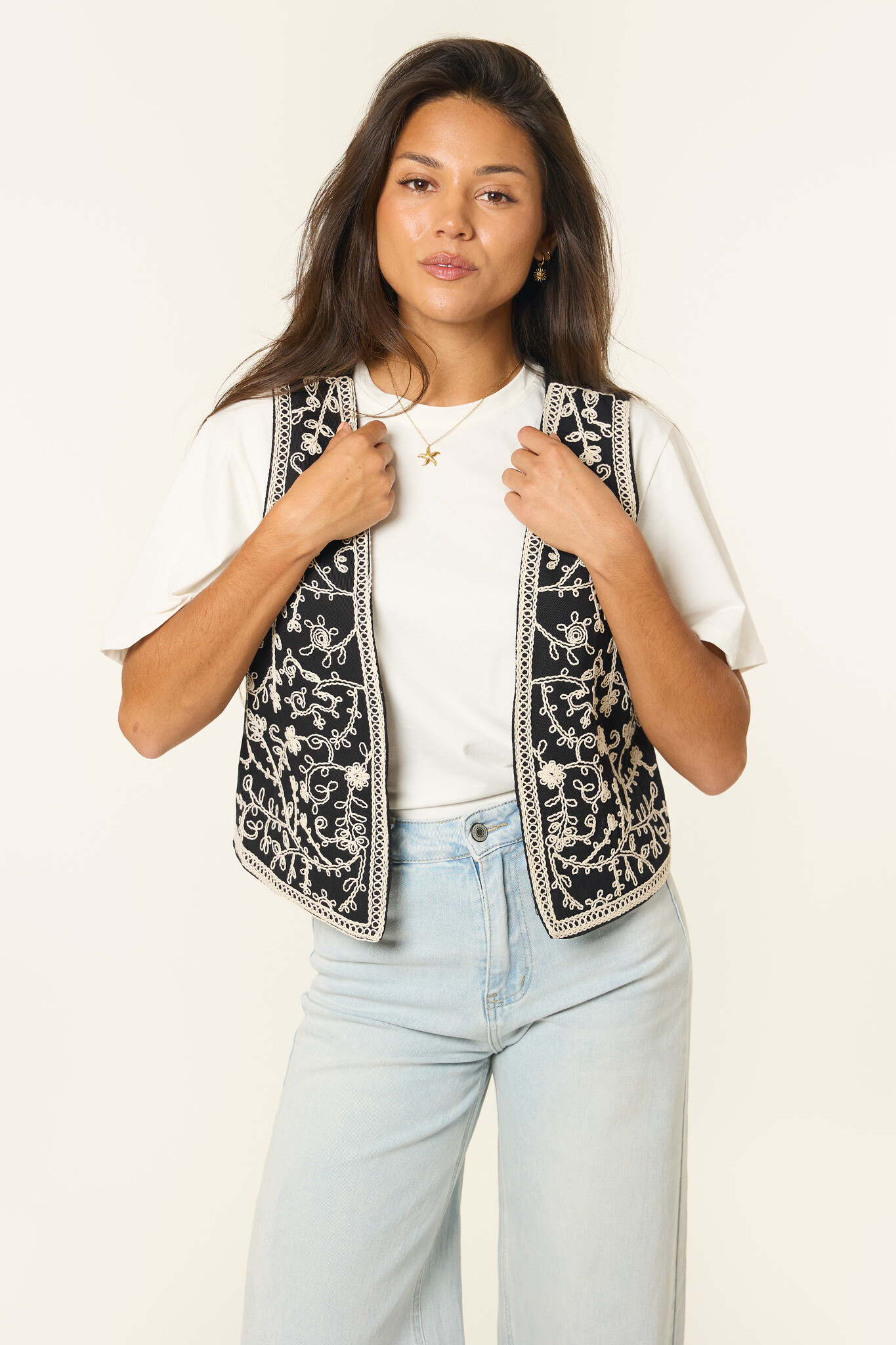 Jamie Boho Gilet | Zwart