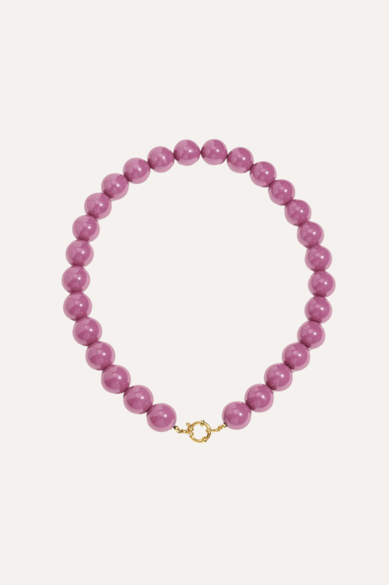 Gekleurde kralenketting | Violet