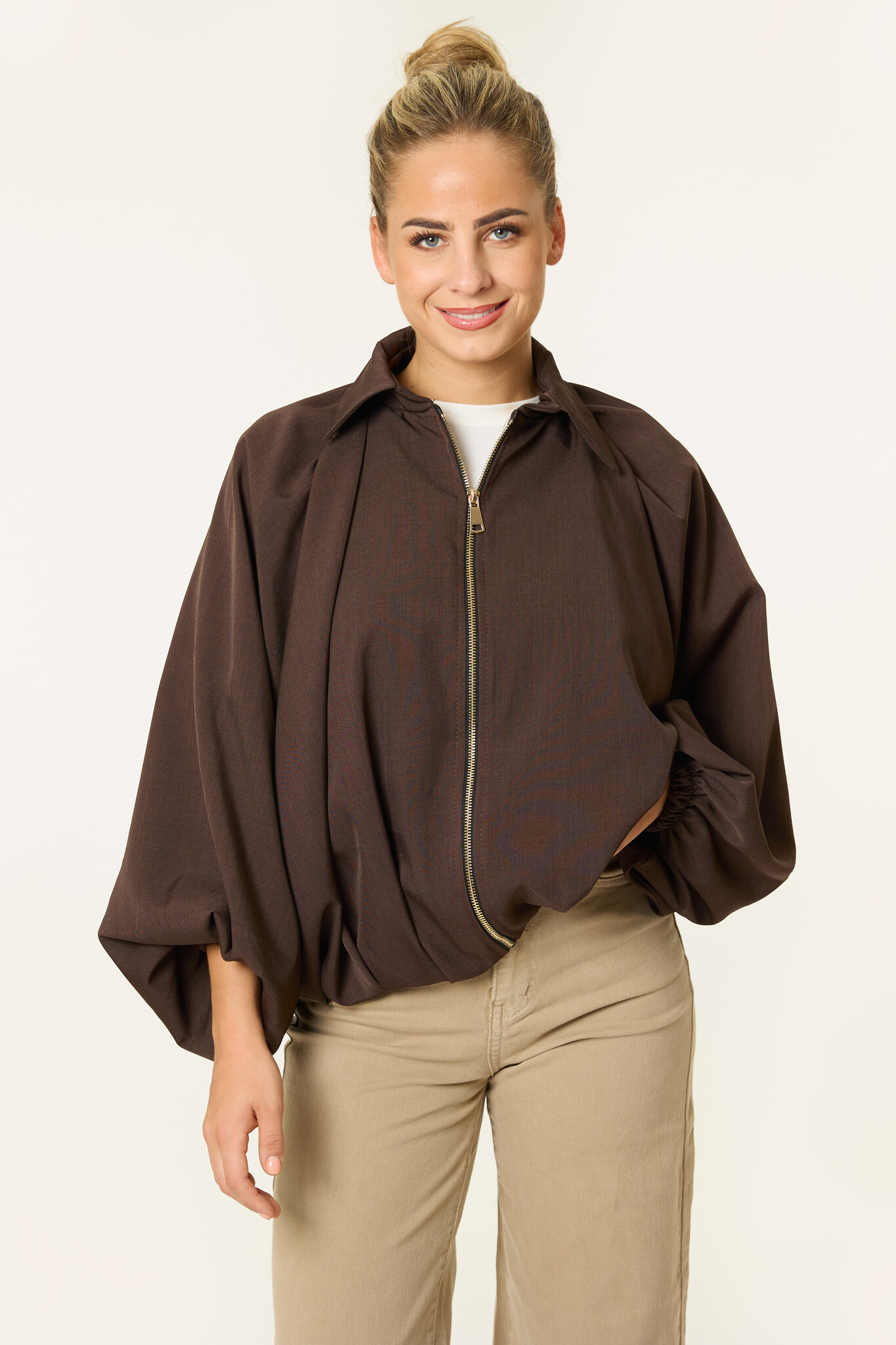 Dione bomber jasje | Bruin