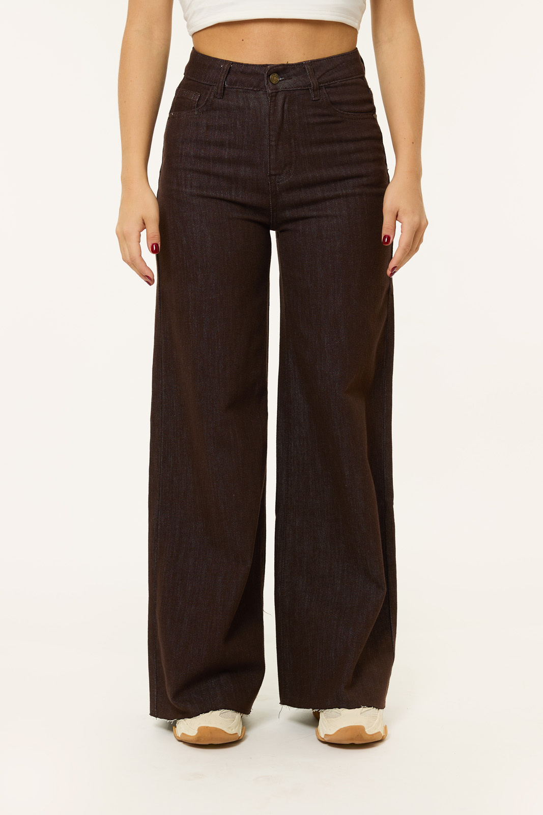 Wide leg jeans | Bruin