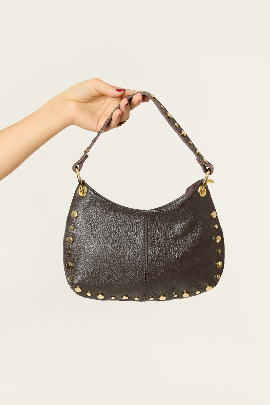 Chloe tas met studs detail | Bruin