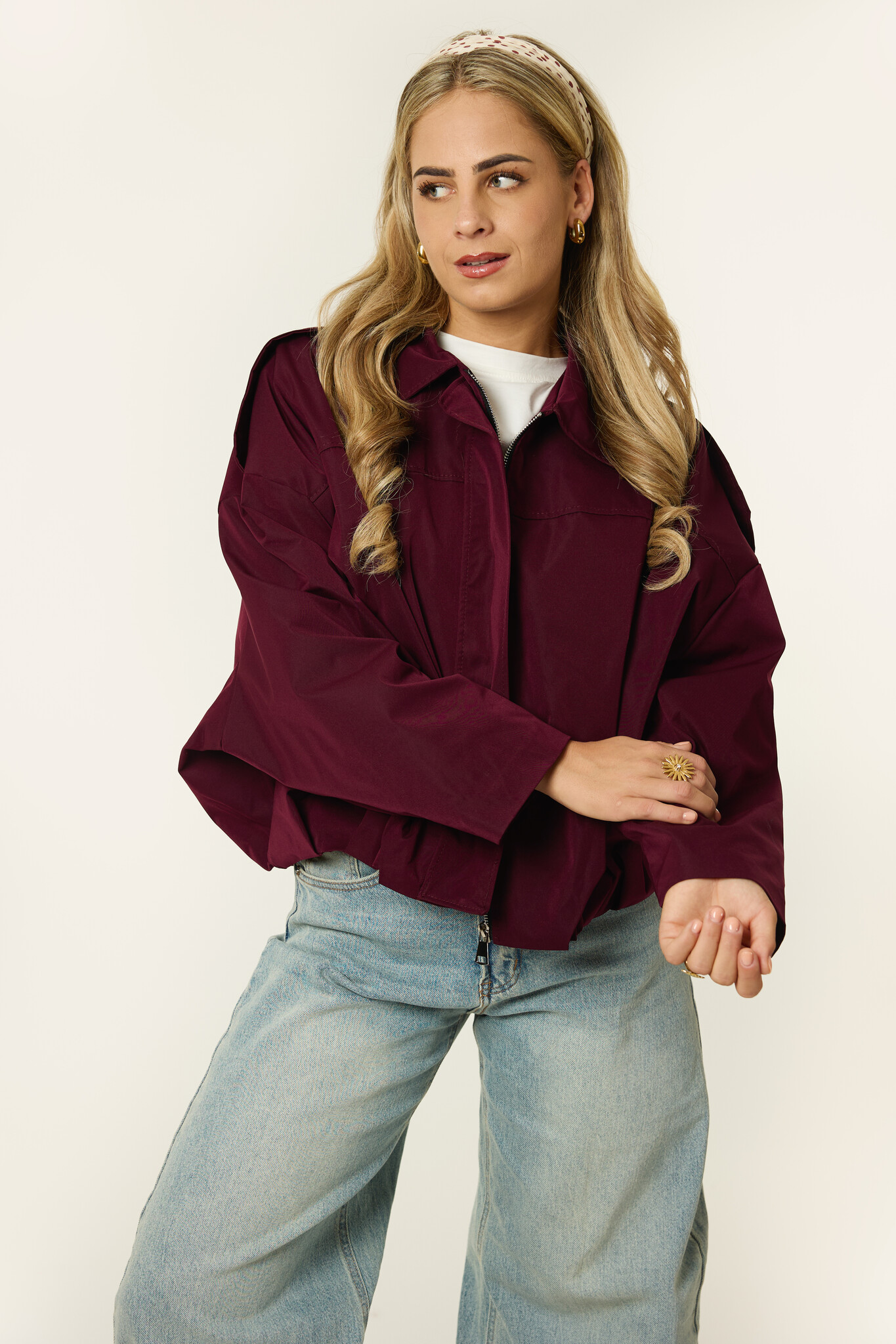 Diede trenchcoat | Burgundy